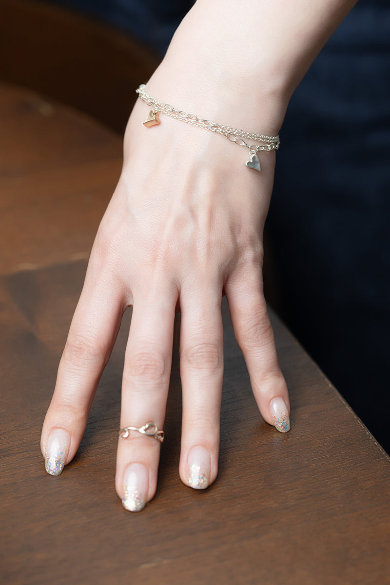 タイニーハートのブレスレット – ileava jewelry