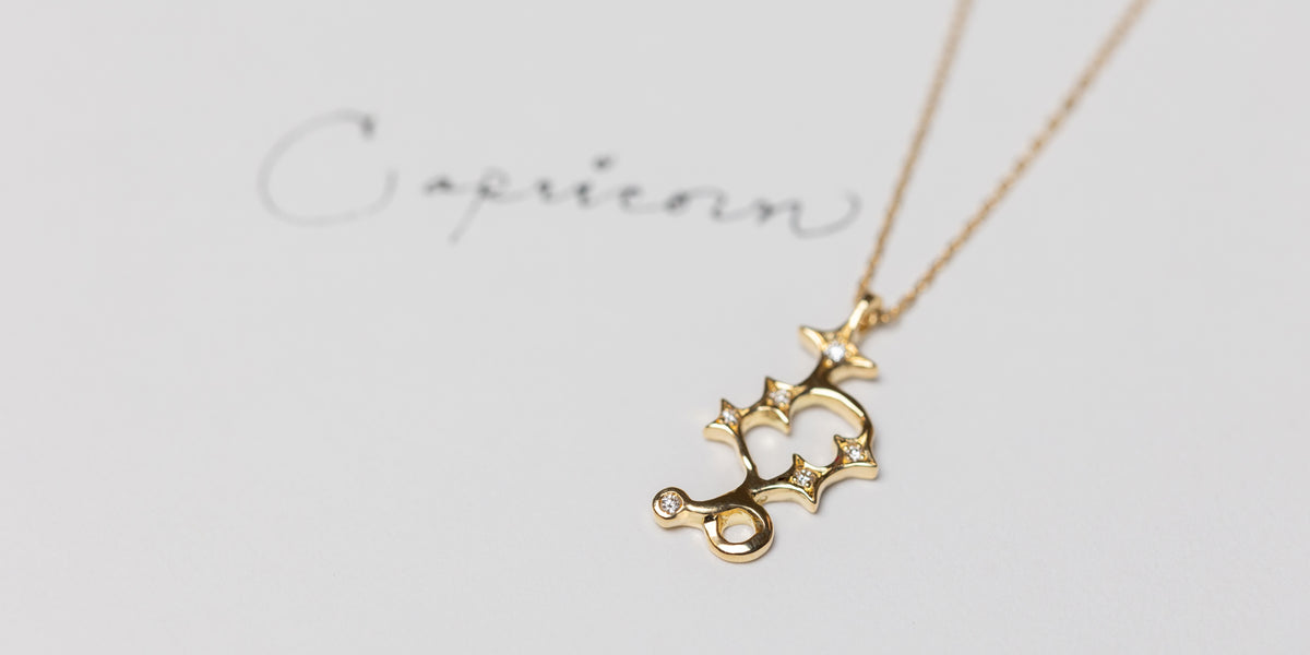 瞬く山羊座（やぎ座）のネックレス | Capricorn – ileava jewelry