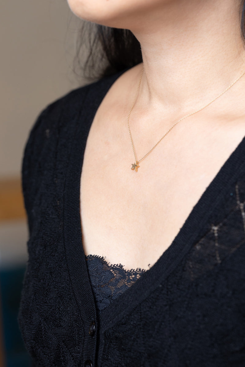 K14 ネックレス 星のネックレス K14 | イリーヴァ・ジュエリーの14Kネックレス