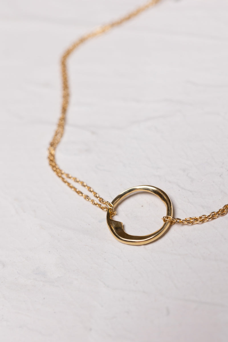 丸とダブルチェーンのK18ブレスレット – ileava jewelry