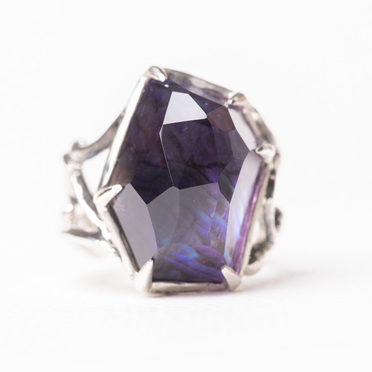 新発売 新商品 アメジストとパウアシェルのシルバーリング – jewelry ileava アクセサリー