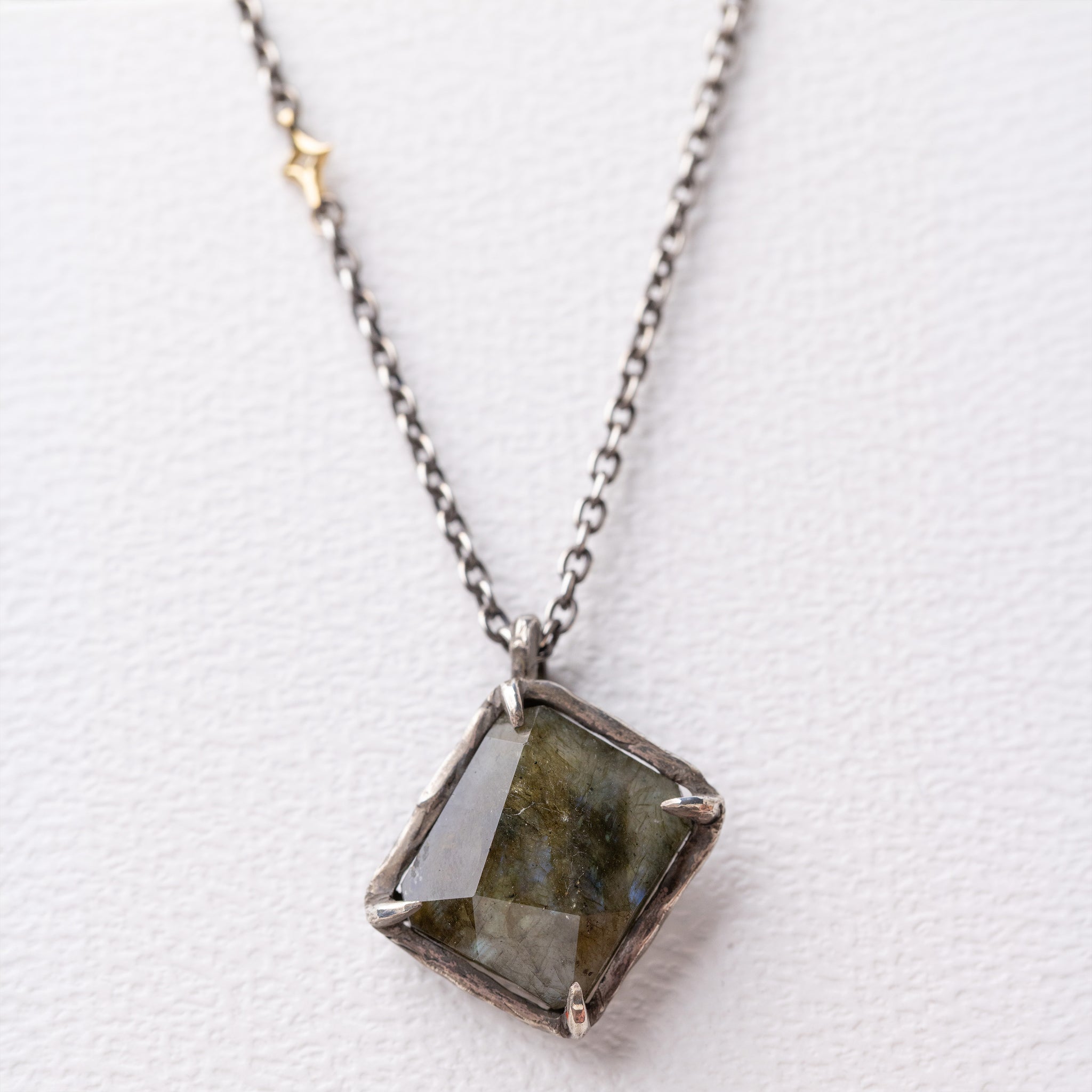 GLAY LIB CAFE 2013 ズラー ネックレス ラブラドライトと星屑のネックレス – ileava jewelry