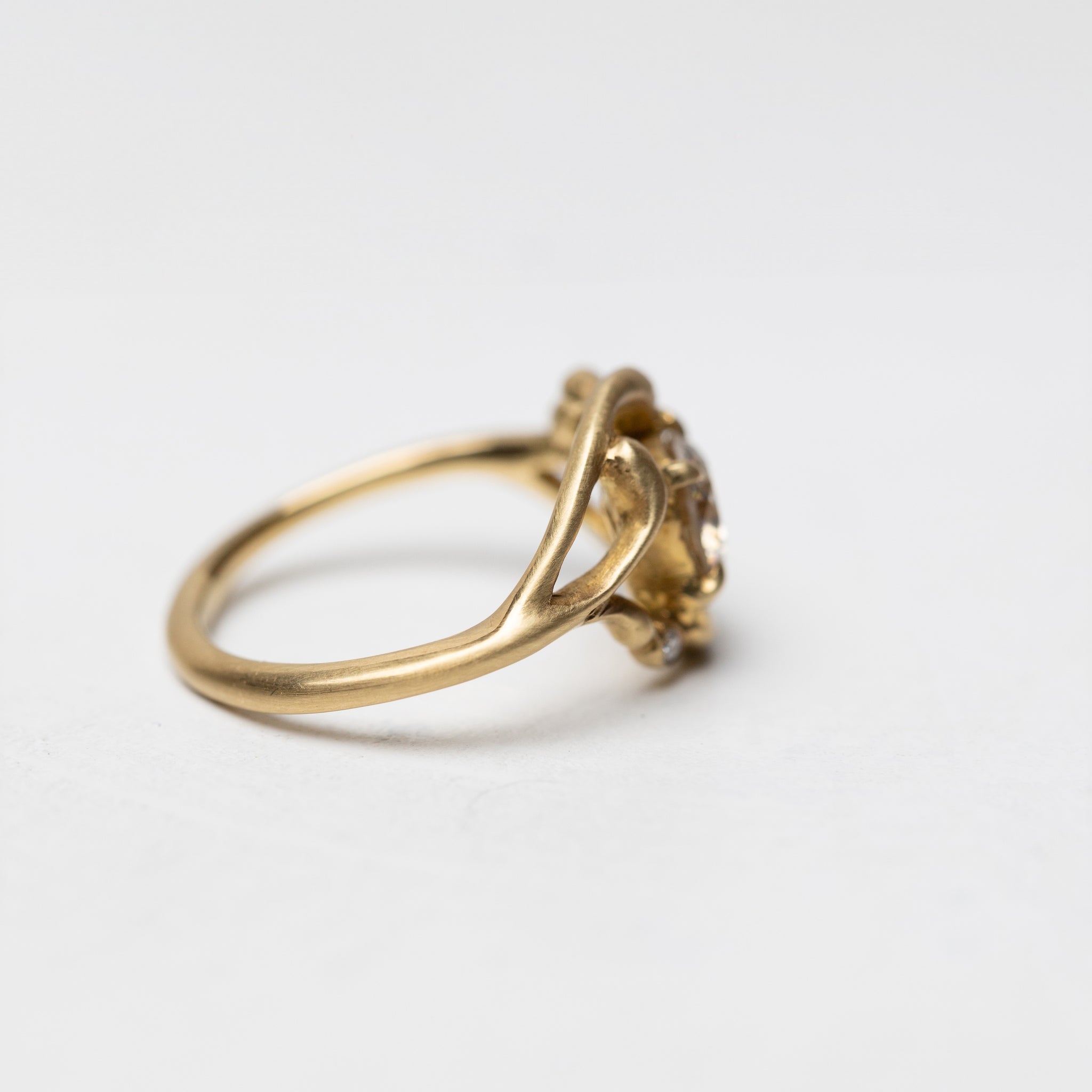 ソルトアンドペッパー ダイヤのリング – ileava jewelry