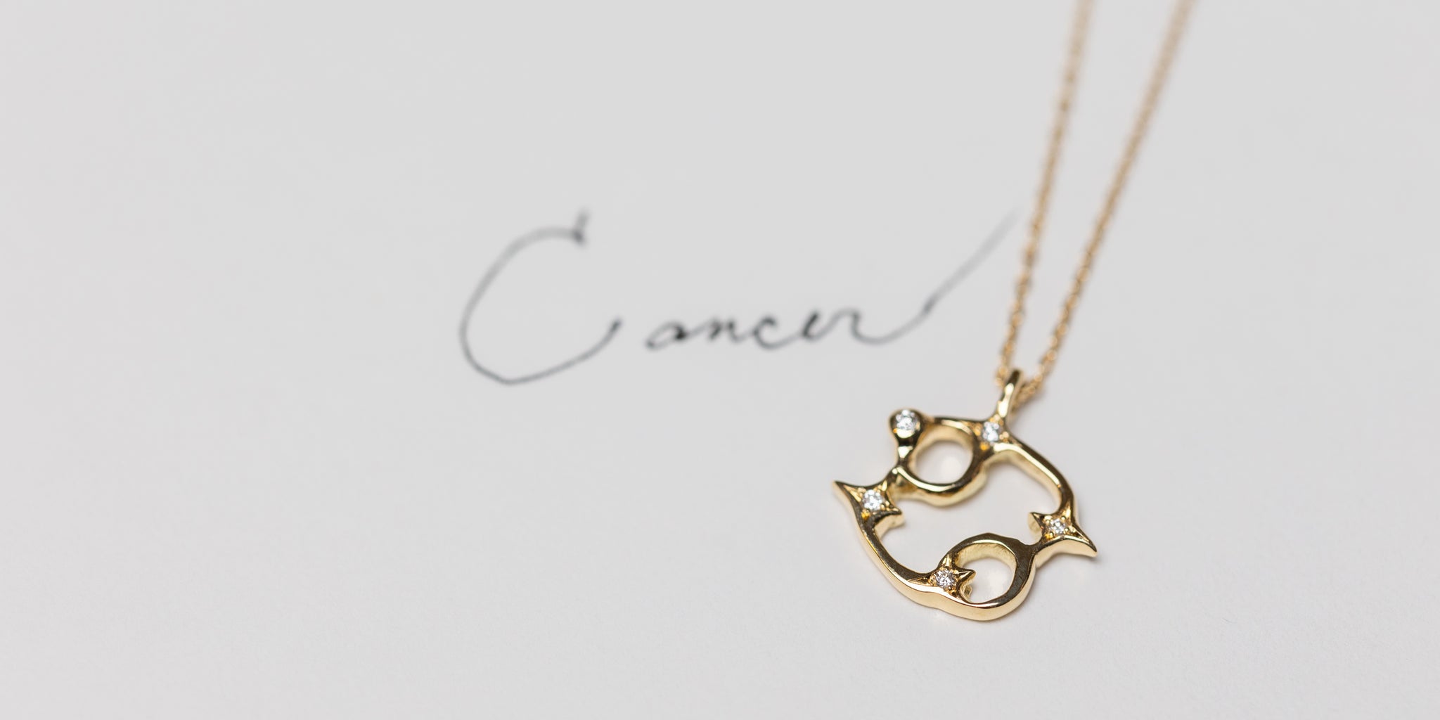 瞬く蟹座（かに座）のネックレス | Cancer – ileava jewelry