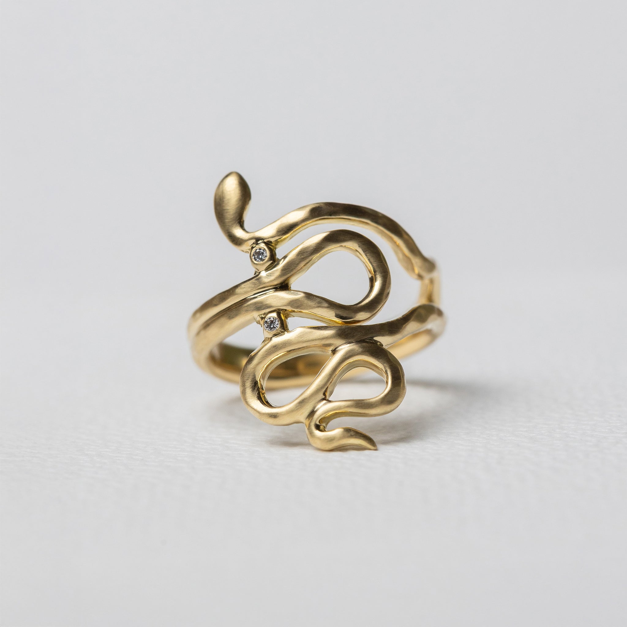 ゴールドの蛇のリング – ileava jewelry