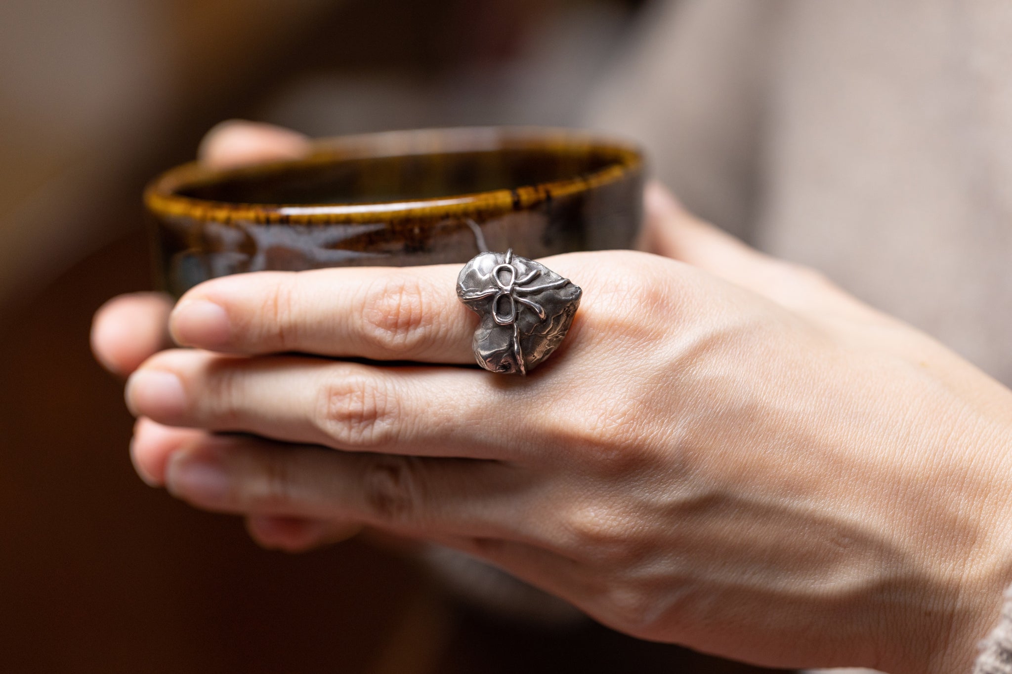 【そら】frank and easy ハートリング sv x K10 gold heart ring | frank and easy